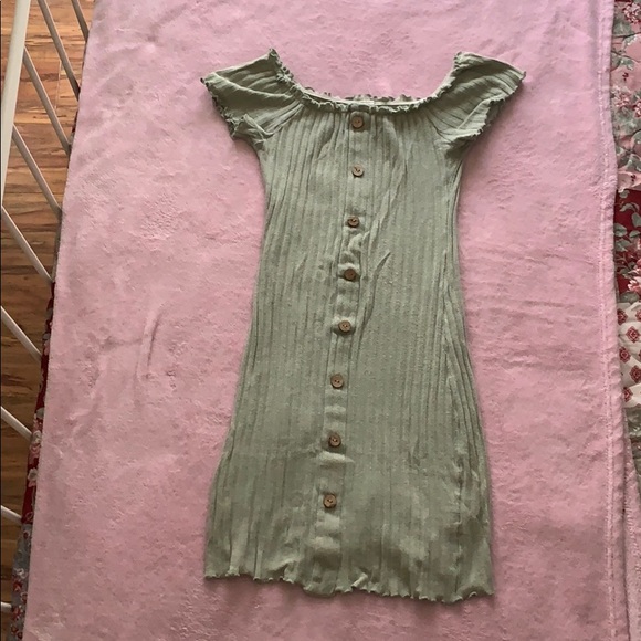 Dresses & Skirts - Olive bodycon mini dress Dresses & Skirts - Olive bodycon mini dress